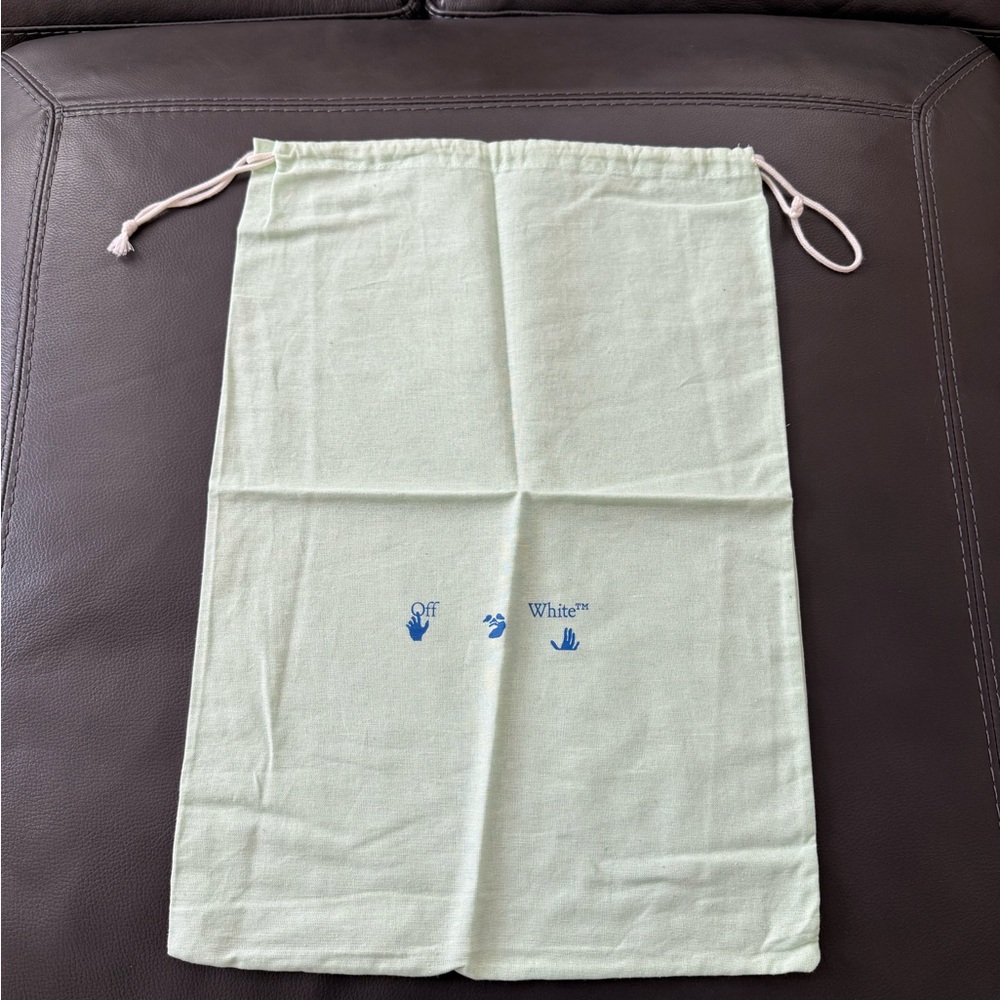 NWOT Off-White Dust Bag